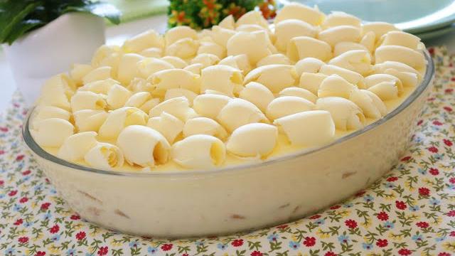 Sobremesa Super Cremosa de Abacaxi Sem Gelatina