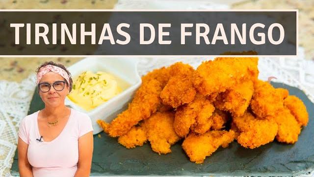 Tirinhas de Frango Empanado Crocante e Saboroso