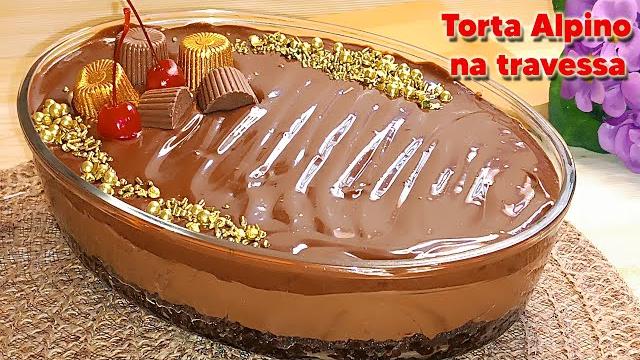Torta Alpino de Travessa: Uma Sobremesa Deliciosa e Fácil de Preparar