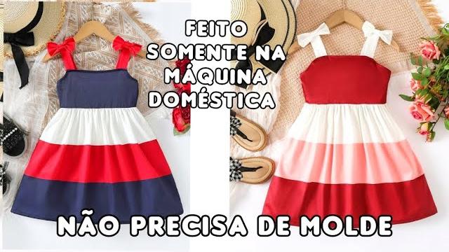 Máquina Doméstica em Ação: Crie um Vestido Encantador sem Dificuldades!