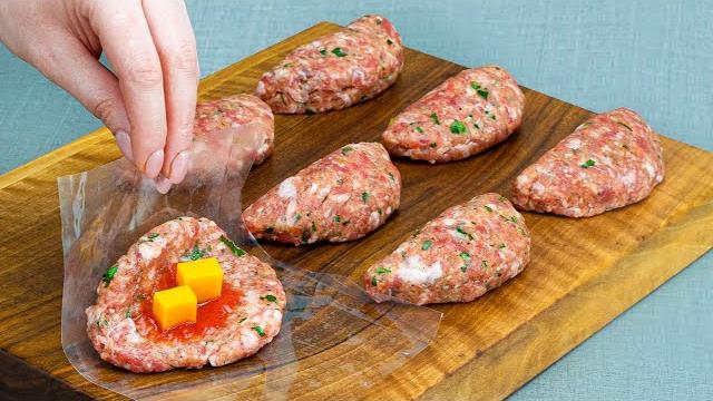 Hambúrgueres Deliciosos com Arroz e Legumes