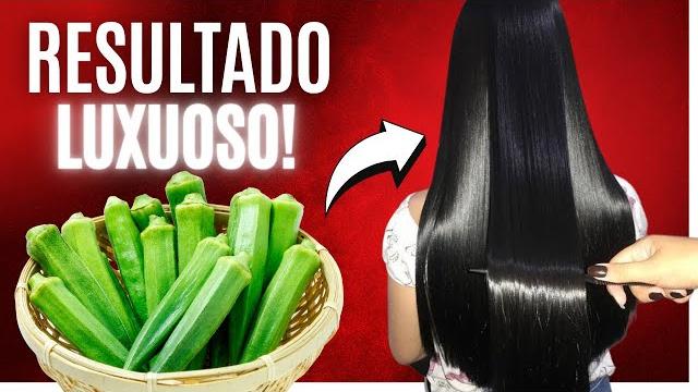 Hidratação Poderosa com Quiabo e Mel para Cabelos Incríveis