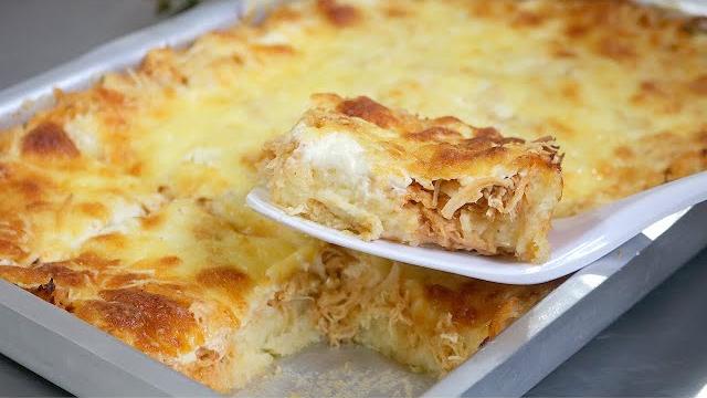 Receita Irresistível: Torta Salgada de Massa Mole com 1 Creme de Leite + 2 Ovos!