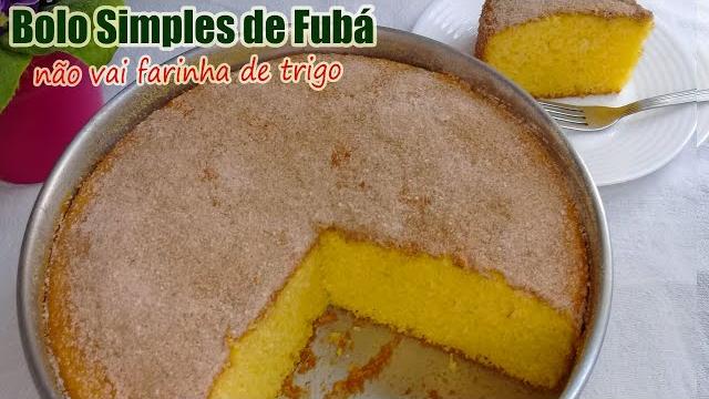Bolo de Fubá Fofinho: Receita Simples e Deliciosa para o Café da Tarde
