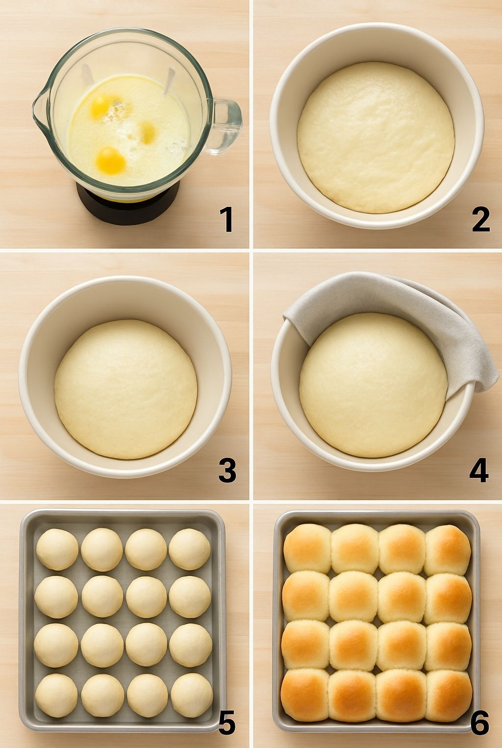 Pãezinhos de Liquidificador Fofinhos e Dourados - como fazer