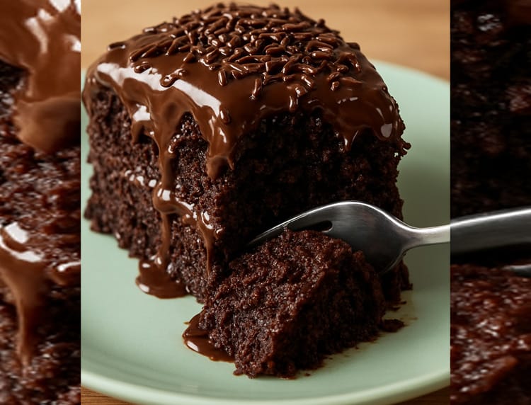 Bolo de Chocolate Rápido e Delicioso