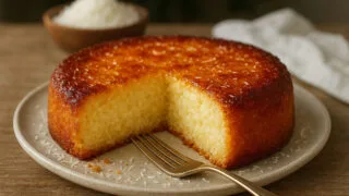 Bolo de Queijadinha Cremoso da Vovó