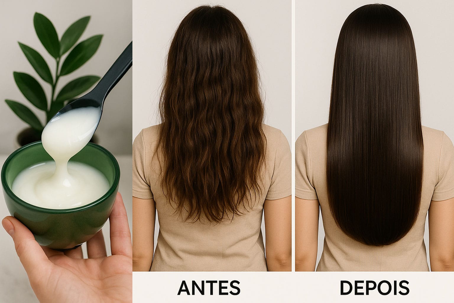 Receita Caseira para Amaciar o Cabelo: Hidratação Potente e Brilho ...