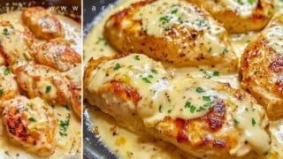 Peitos de Frango com Molho de Queijo e Alho: Receita Cremosa, Rápida e Irresistível