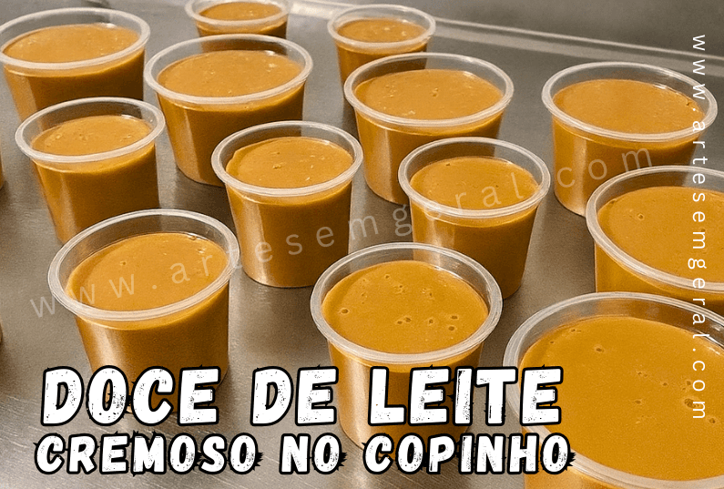 Doce de Leite Cremoso no Copinho: Receita Caseira, Perfeita Para Comer ou Vender