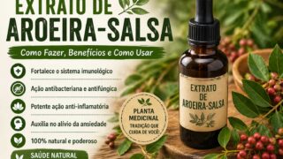 Extrato de Aroeira-Salsa: Como Fazer e Para Que Serve