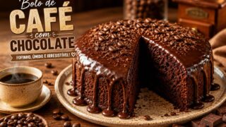 ☕🍫 Bolo de Café com Chocolate