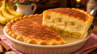 Torta de Banana Cremosa