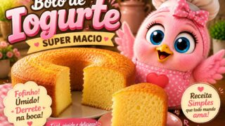 🍰 Bolo de Iogurte Super Macio