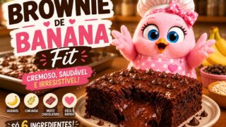🍫 Brownie de Banana Fit