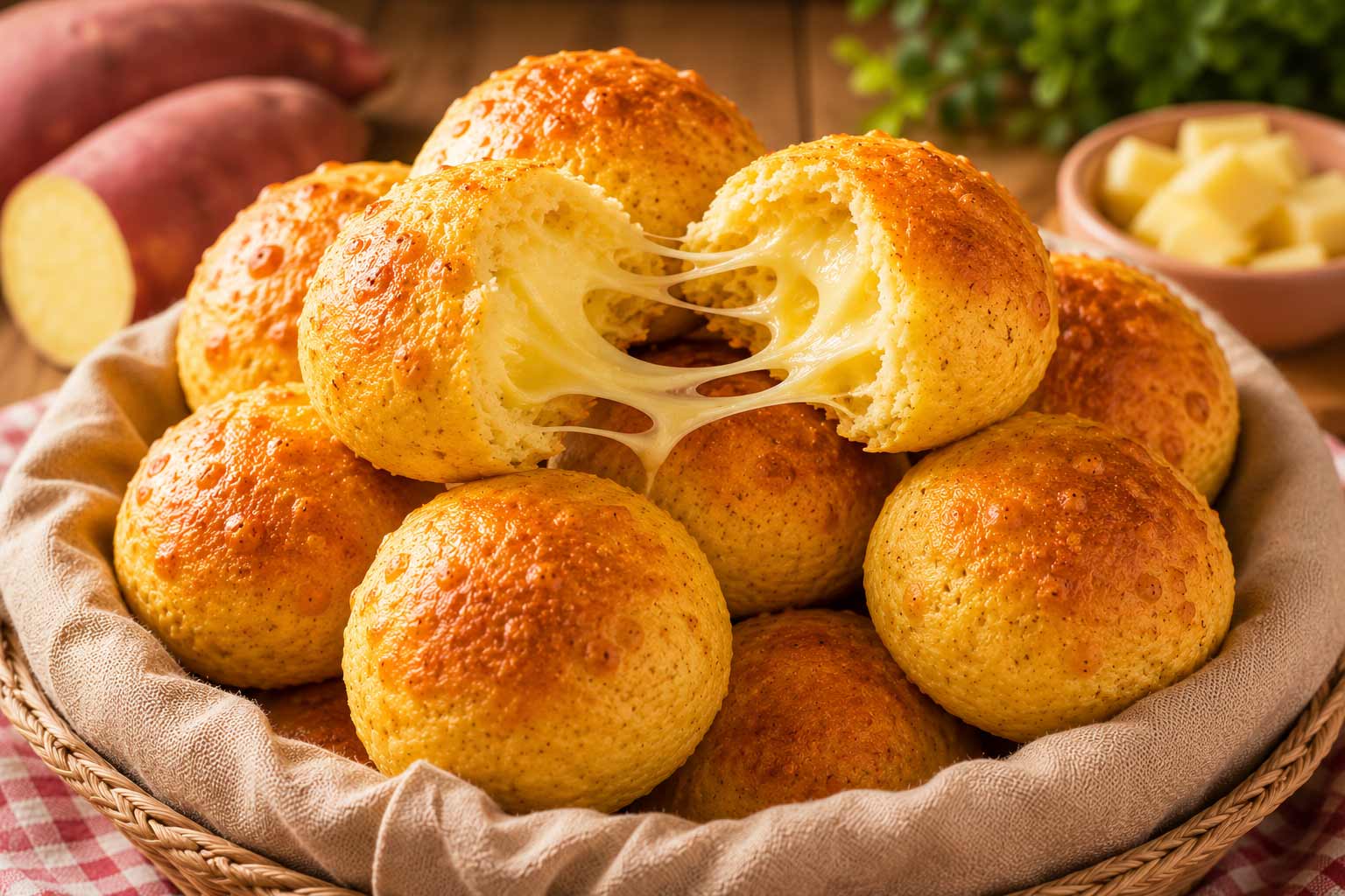 Pãozinho de Batata Doce