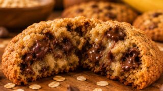 Cookie de Aveia com Banana