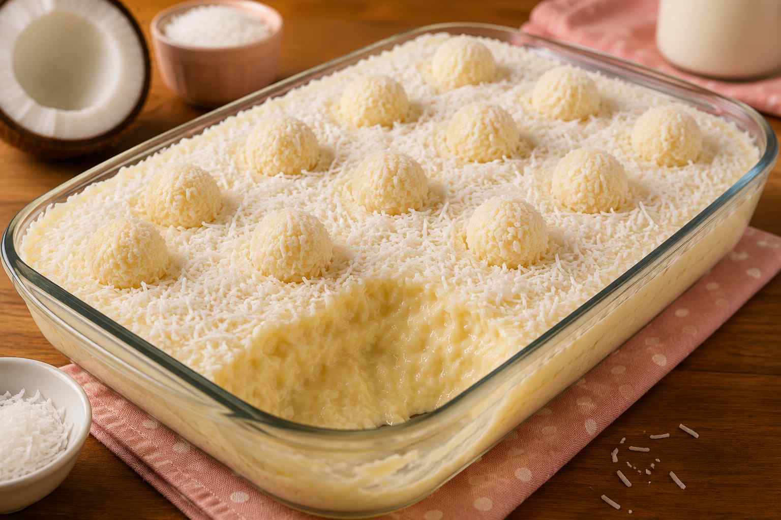 🥥 Beijinho de Travessa Cremoso: Sobremesa Fácil e Irresistível