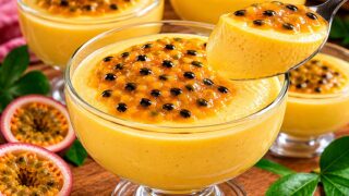 Mousse de Maracujá com 3 Ingredientes: Sobremesa Fácil, Cremosa e Deliciosa