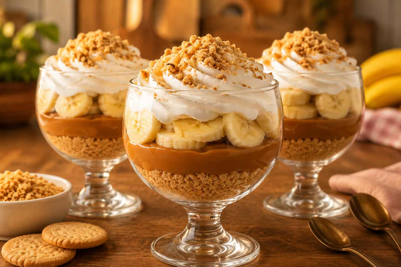 Banoffee na Taça: Sobremesa Fácil, Cremosa e Sem Forno