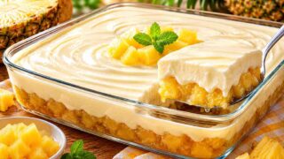 🍍 Doce de Abacaxi Cremoso – Sobremesa Fácil, Refrescante e Deliciosa