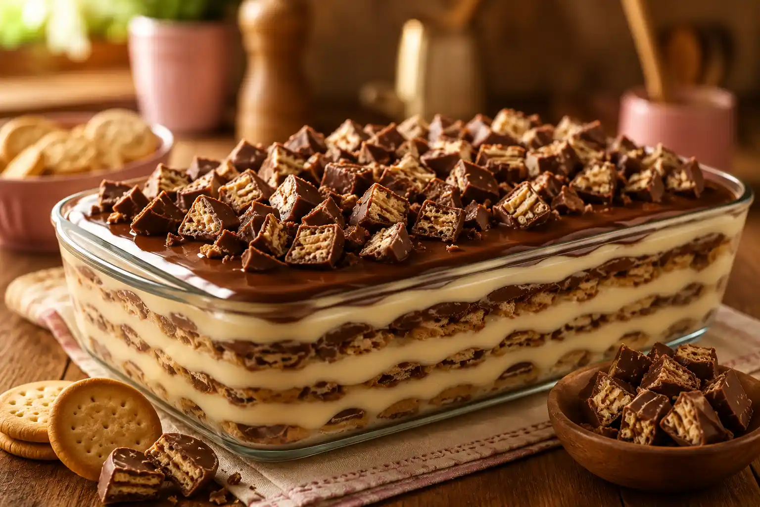 Pavê de Sonho de Valsa Cremoso