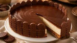Torta Holandesa: Sobremesa Cremosa com Cobertura de Chocolate