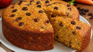 Bolo de Aveia, Maçã e Cenoura – Saudável e Saboroso