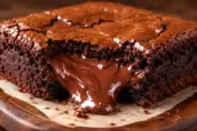 Brownie Recheado com Chocolate