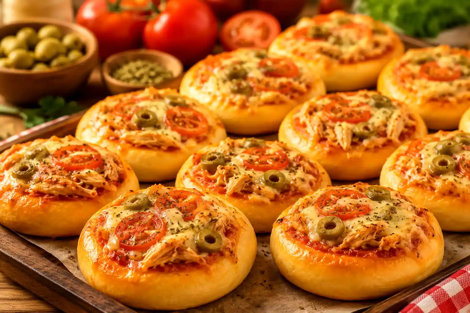 Mini Pão Pizza: Receita Fácil, Macia e Perfeita para o Lanche