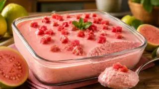 Mousse de Goiaba Cremosa e Fácil