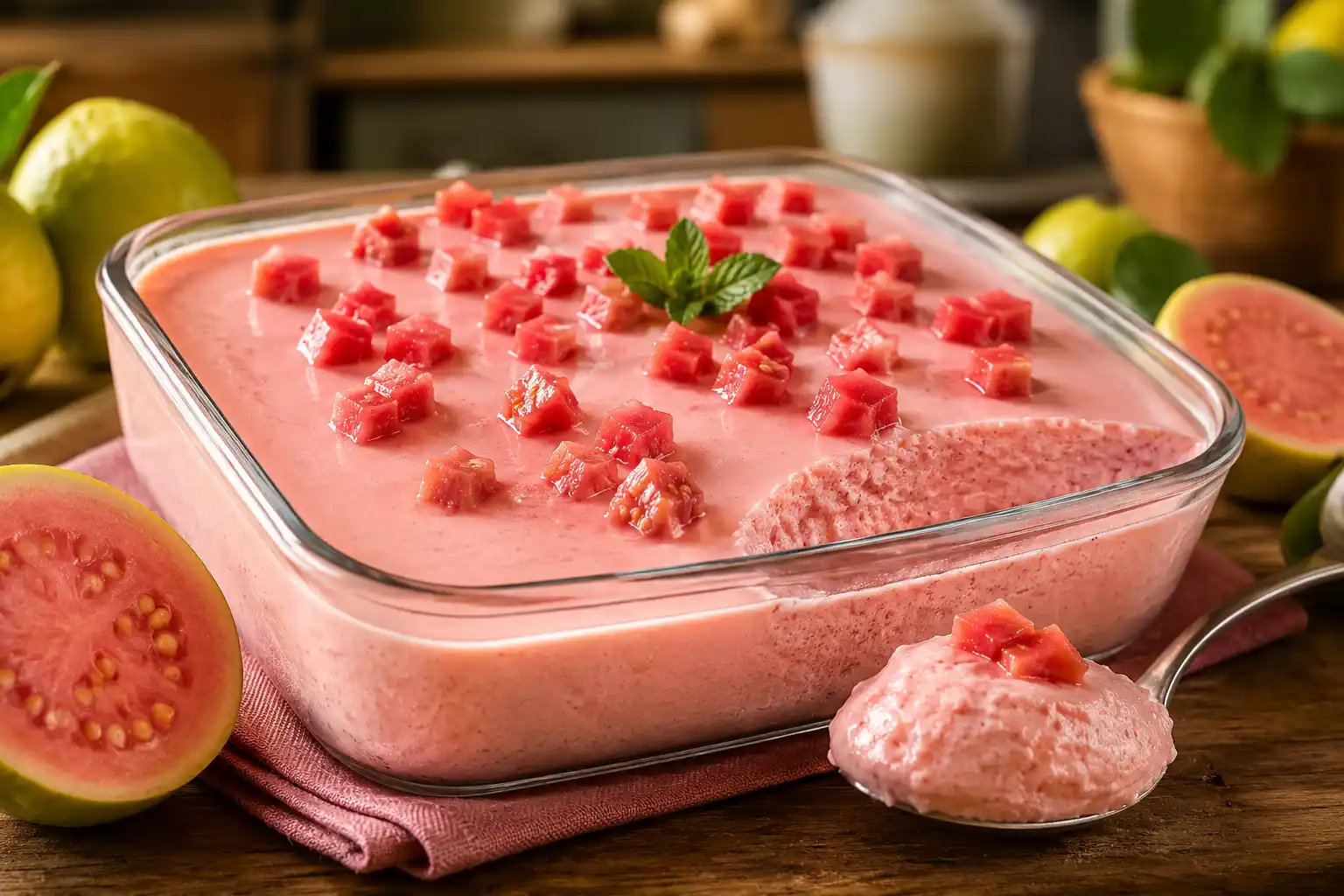 Mousse de Goiaba Cremosa e Fácil