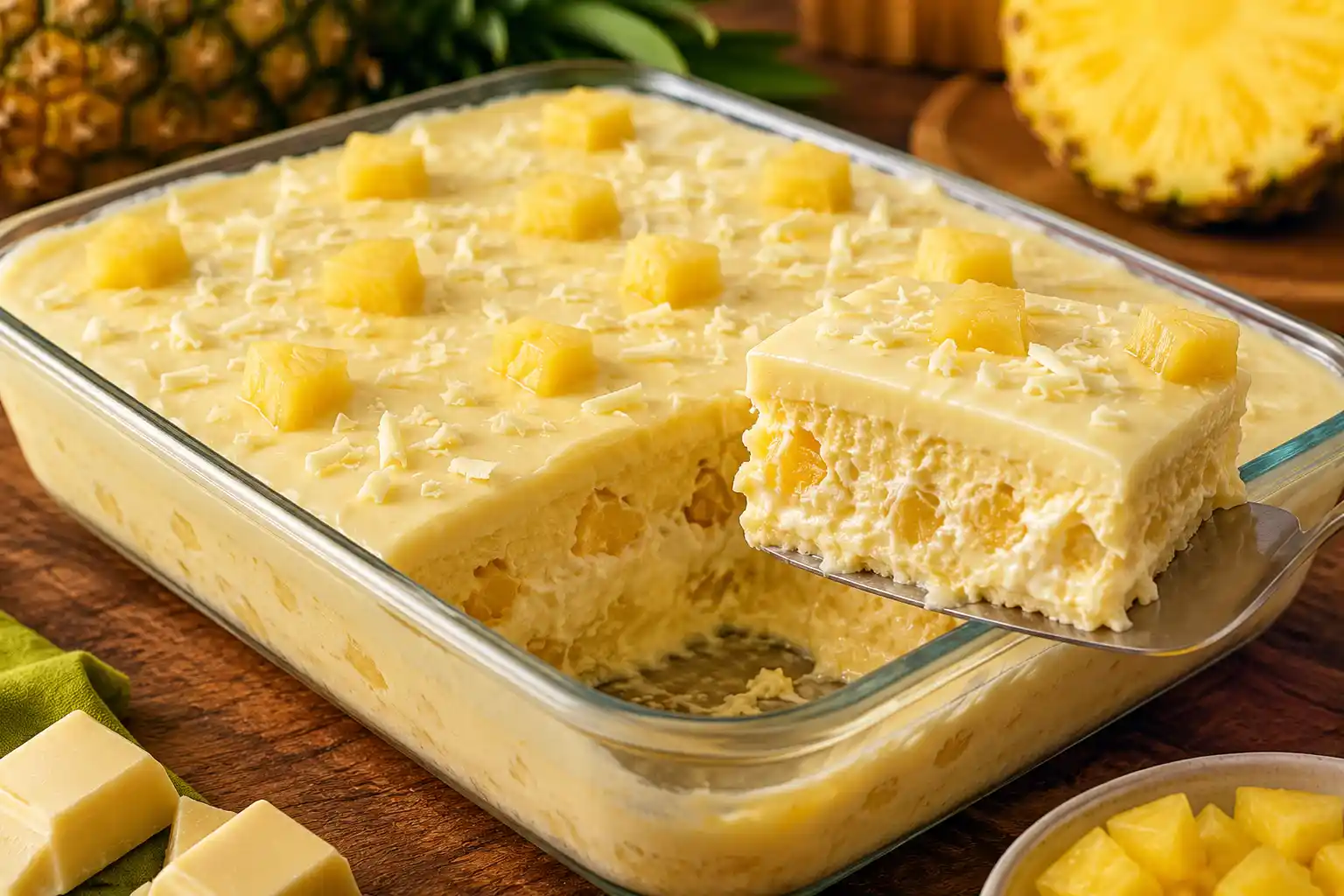 Bombom de Abacaxi: Sobremesa Cremosa com Chocolate Branco