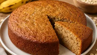 Bolo de Banana com Aveia — Sem Farinha de Trigo