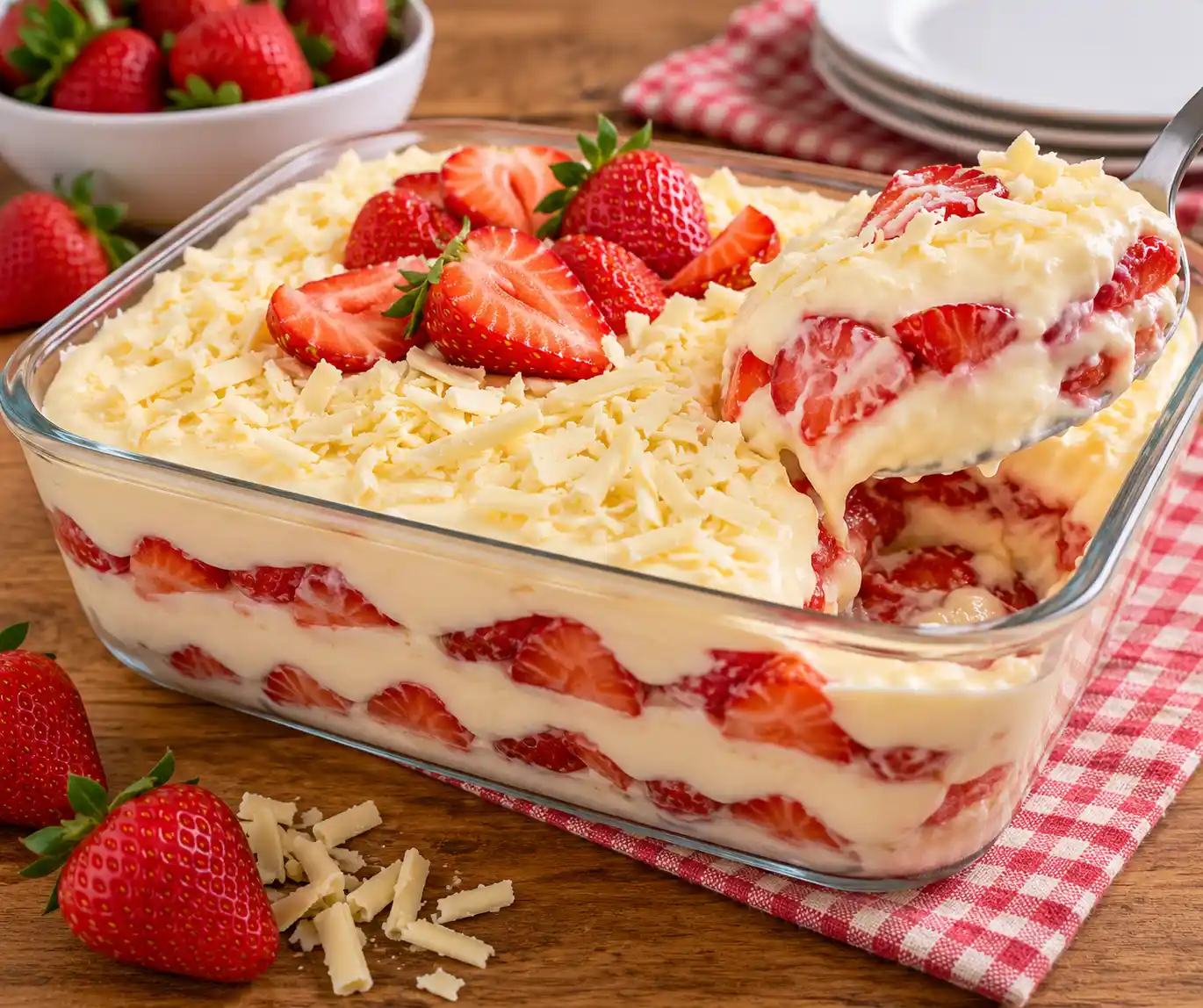 Creme Belga com Morango: Sobremesa Cremosa e Irresistível